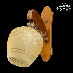 لوستر دیواری چوبی رومی مورب
