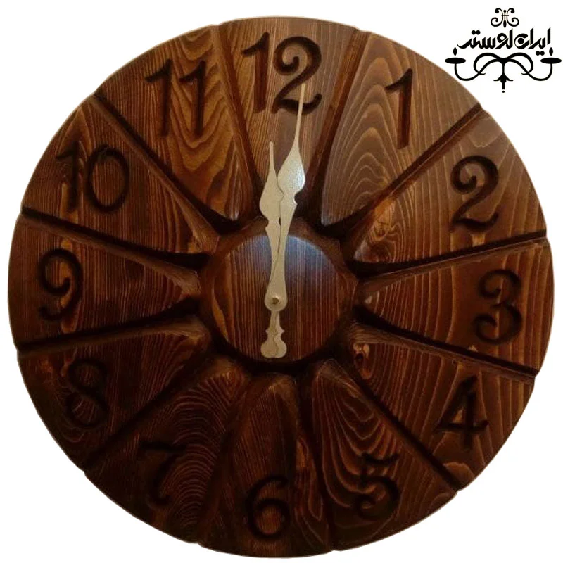 venice-wood-wall-clock ساعت دیواری چوبی ونیز