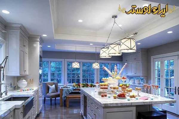 طراحی نورپردازی آشپز خانه