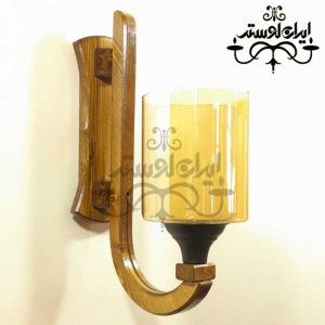 لوستر دیواری چوبی تابان