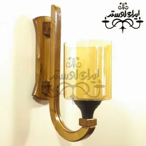 لوستر دیواری چوبی تابان