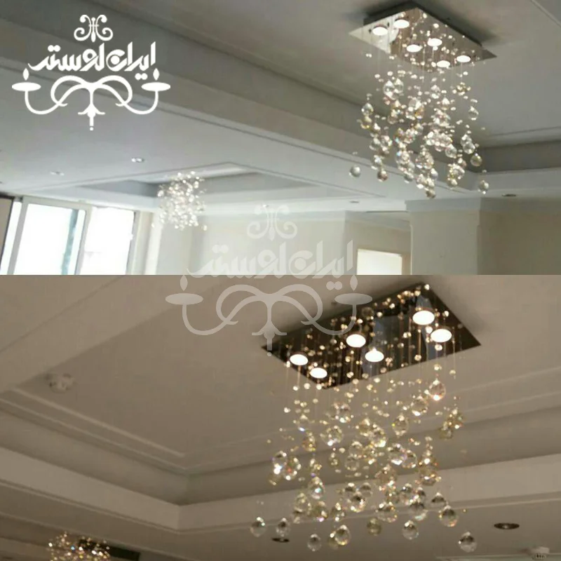 random-ceiling-chandelier-fashion-small لوستر سقفی ریسه ای مستطیل فشن