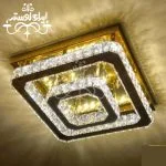 لوستر سقفی مدرن مربع 40-20