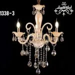 لوستر شاخه ای کریستالی 1338 سه شاخه