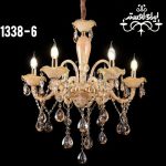 لوستر شاخه ای کریستالی 1338 شش شاخه