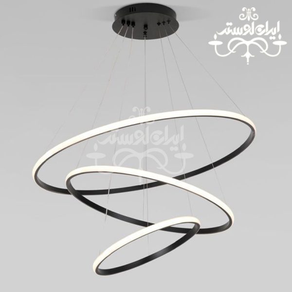 لوستر مدرن گرد 70-50-30 smd