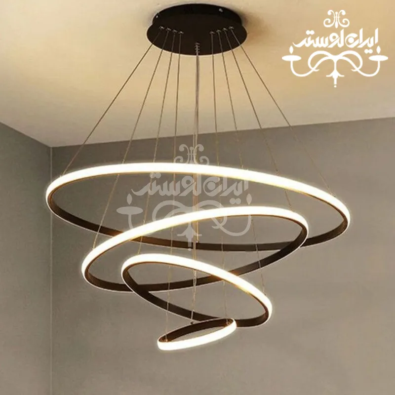 لوستر مدرن گرد 80-60-40-20 smd
