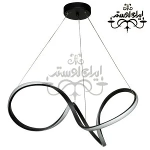 لوستر مدرن J3 تک لاین مشکی