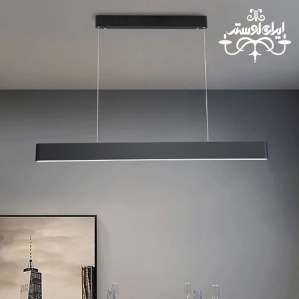 لوستر مدرن لاینر L100 طوسی