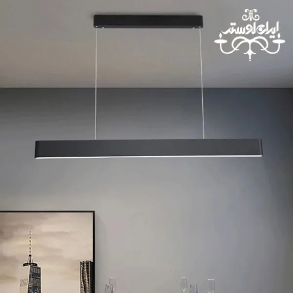 لوستر مدرن لاینر L100 طوسی