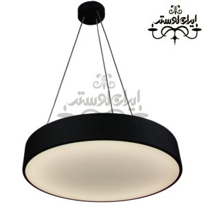 لوستر مدرن F45 مشکی 45 سانت