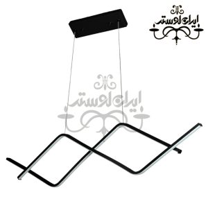 لوستر مدرن خطی K70 مشکی