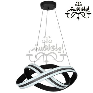لوستر مدرن کلاه شاپو سه لاین