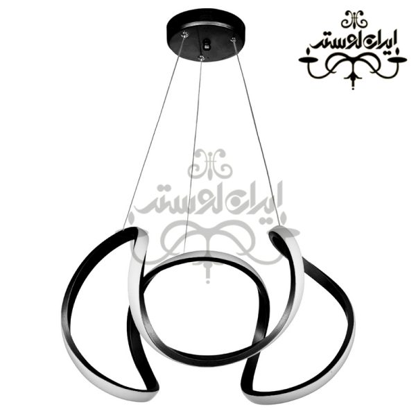 لوستر مدرن M3 تک لاین مشکی