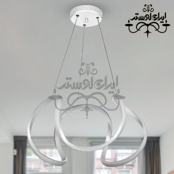 لوستر مدرن M3 تک لاین سفید