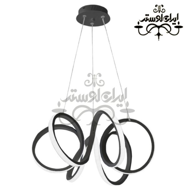 لوستر مدرن M9 تک لاین مشکی