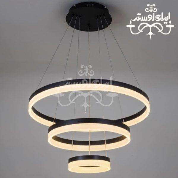 لوستر مدرن گرد 60-40-20 پلکسی