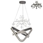 لوستر مدرن ستاره سه لاین طوسی