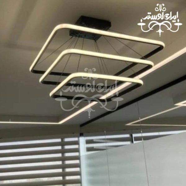 لوستر مدرن مربع 30-40-50 تک لاین