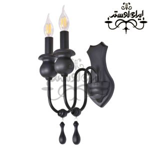 لوستر دیواری چوبی مارال مشکی