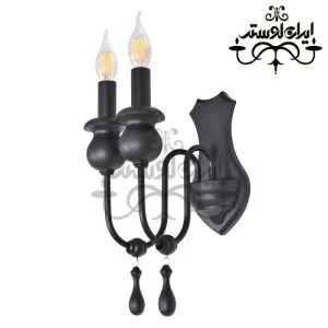 لوستر دیواری چوبی مارال مشکی