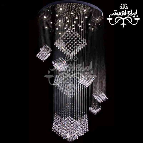 لوستر سقفی ریسه ای جواهر 100