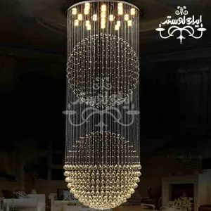 لوستر سقفی ریسه ای کره 70 دو طبقه
