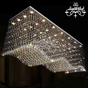 لوستر سقفی ریسه ای خطی موج 150