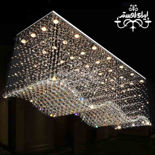 لوستر سقفی ریسه ای خطی موج 150