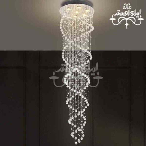 لوستر سقفی ریسه ای مارپیچ 50