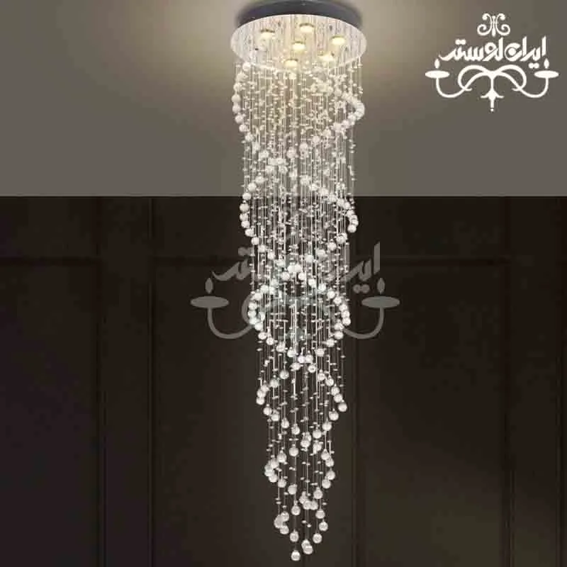 لوستر سقفی ریسه ای مارپیچ 50