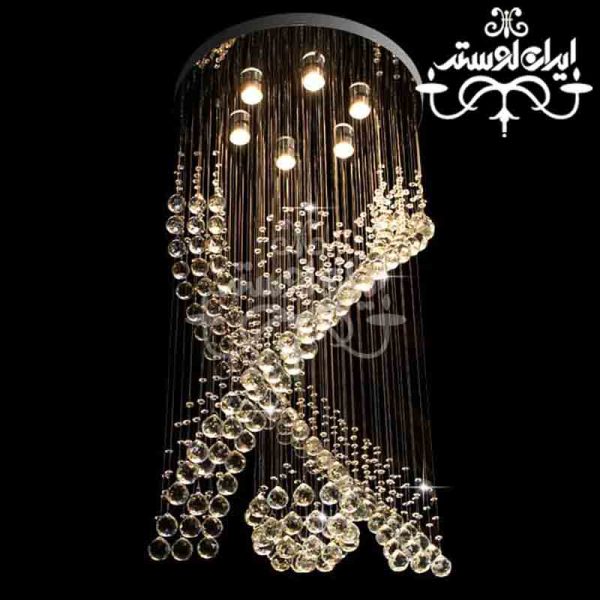 لوستر سقفی ریسه ای نگین 60