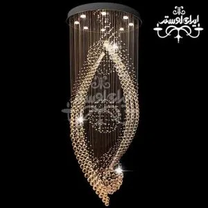 لوستر سقفی ریسه ای زمرد 90