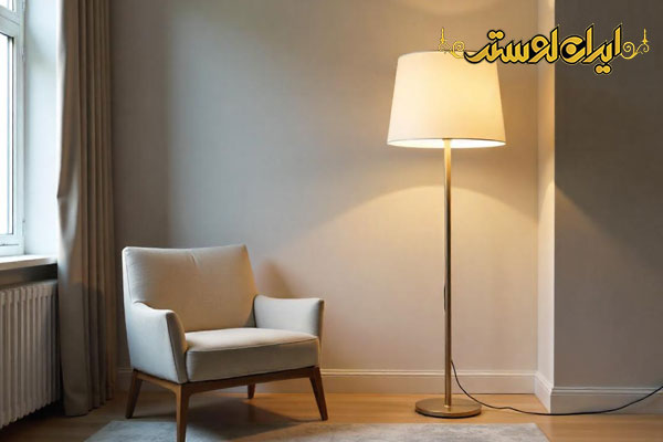 آباژور ایستاده در دکوراسیون مدرن