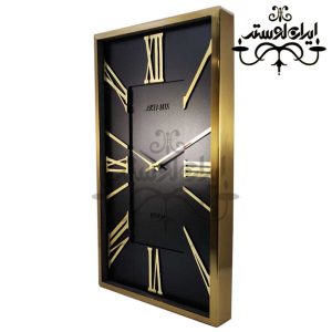 ساعت دیواری 3038 طلایی-مشکی