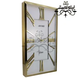 ساعت دیواری 3038 طلایی-سفید