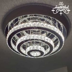 لوستر سقفی مدرن گرد 15-30-50 استیل