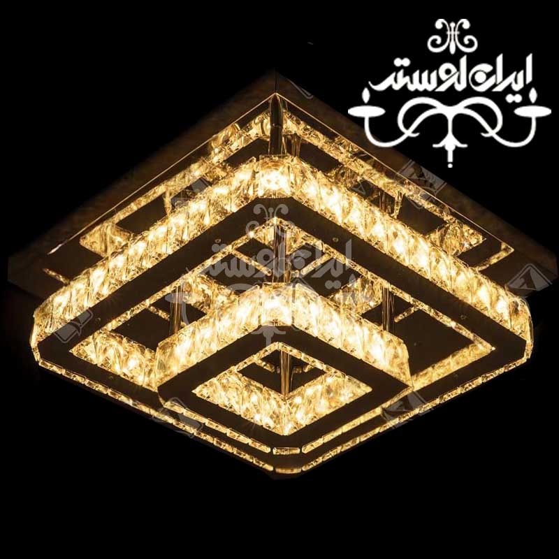 لوستر سقفی مدرن مربع 15-30 لوستر سقفی مدرن مربع 15-30