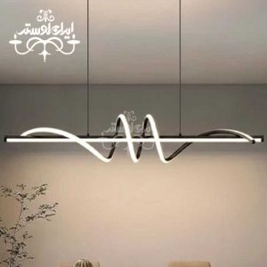لوستر مدرن خطی موج 100
