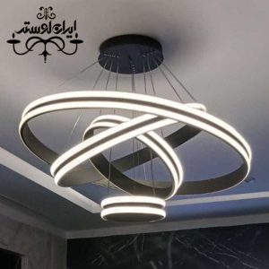 لوستر مدرن گرد سه لاین 80-60-40-20