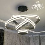 لوستر مدرن گرد سه لاین 80-60-40-20 - Image 2