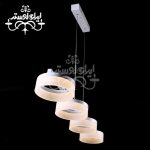 لوستر مدرن گرد خطی 5 شعله - Image 2