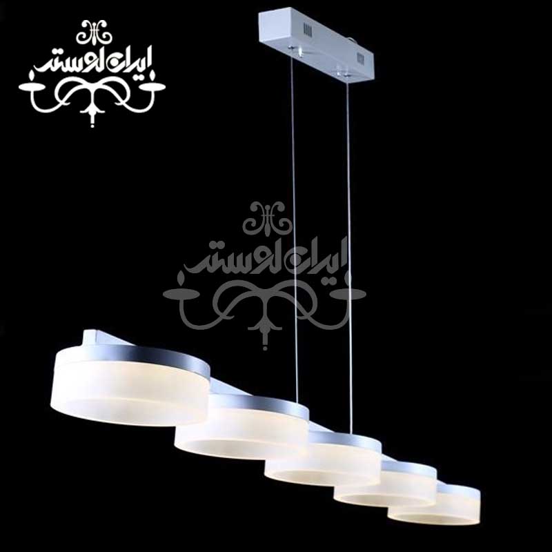 modern-chandelier-round-5-branch لوستر مدرن گرد خطی 5 شعله