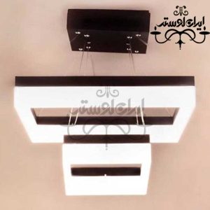 لوستر مدرن مربع پلکسی 40-20