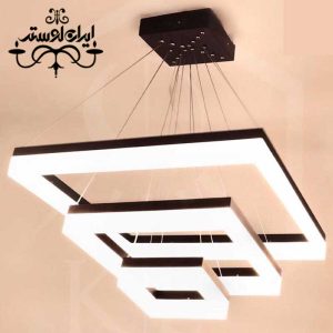 لوستر مدرن مربع پلکسی 60-40-20